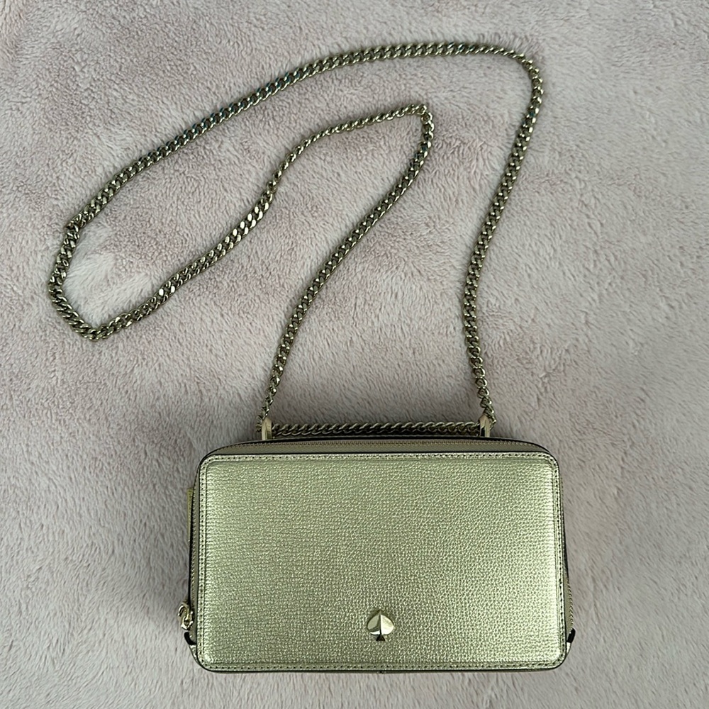 Kate Spade metallic handbag